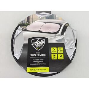 Auto Drive Twist Sun Shade 28.5 x 31.5 Universal Fit